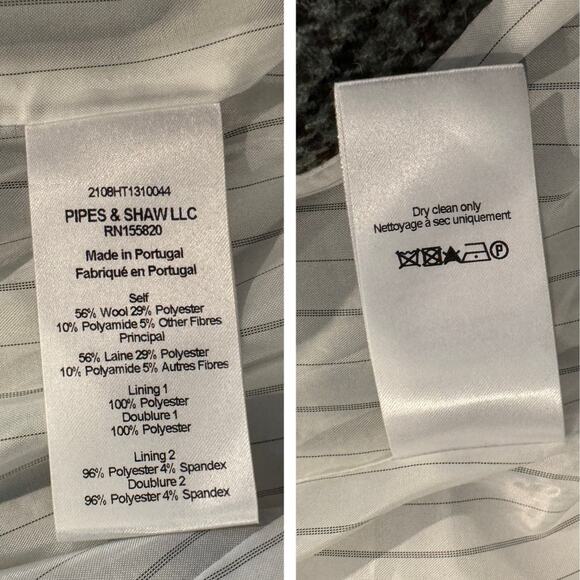 Veronica Beard Pyle Dickey Wool Blend Jacket Size 14 - Picture 13 of 15